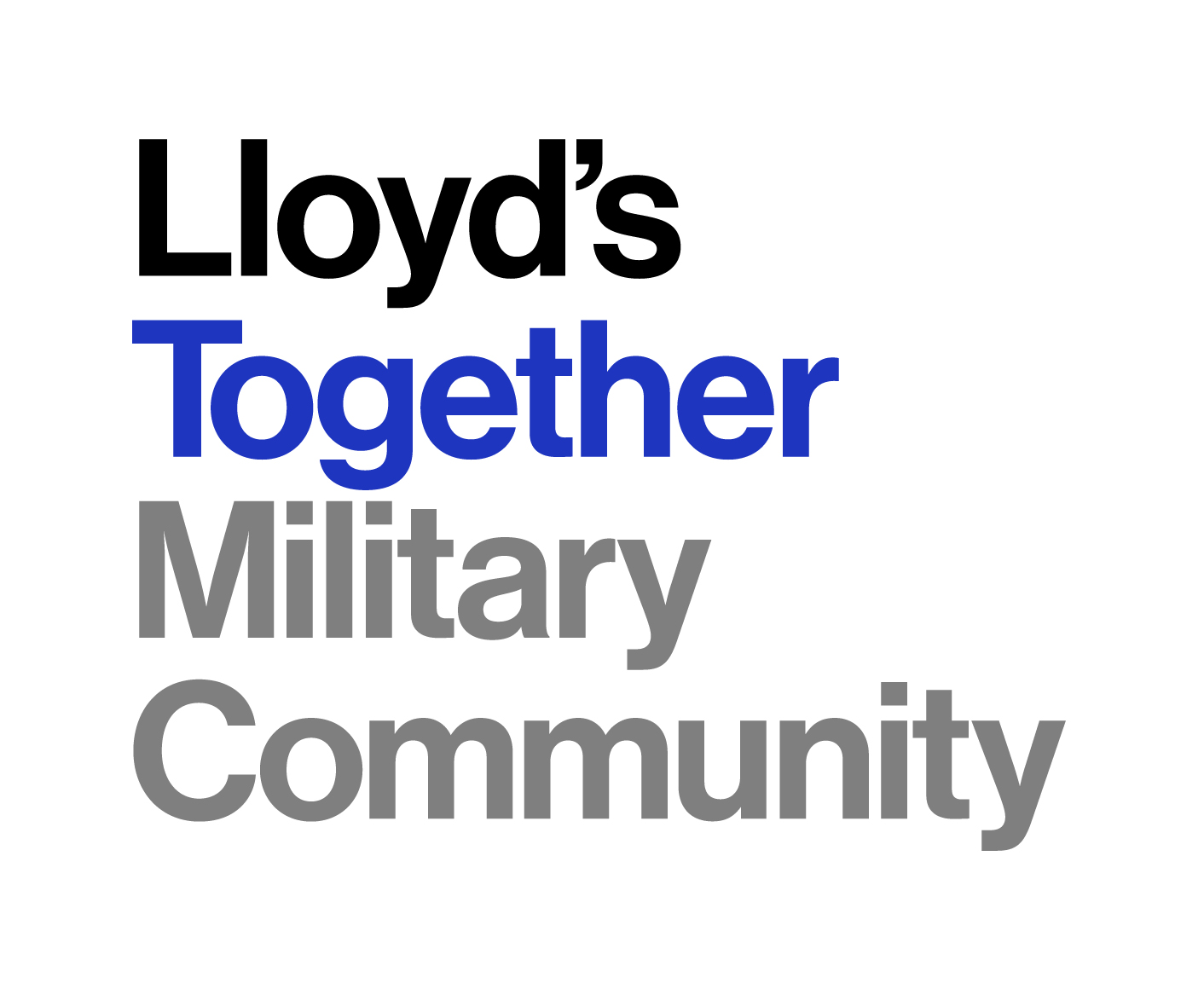 Lloyd's Together Military Community logo